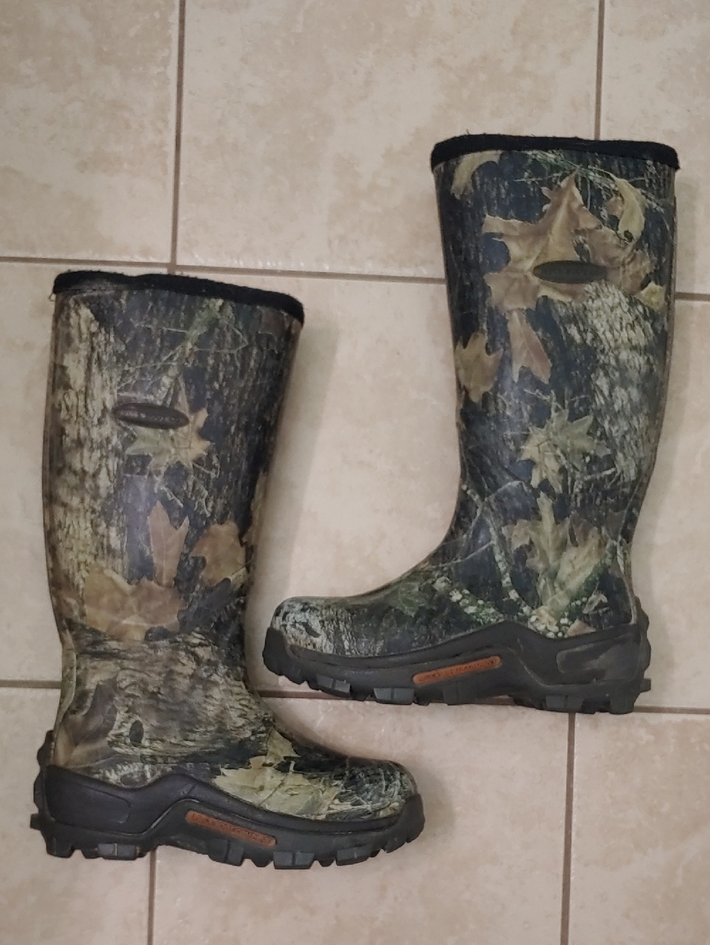 Muck Boot Camo Waterproof Tall Rain Boots Unisex Size 5/5.5 Or 6/6.5